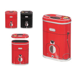 BOÎTE MÉTAL PORTE-CAPSULES ASSORT 2 COUL