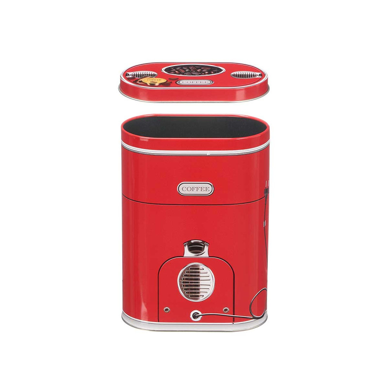 BOÎTE MÉTAL PORTE-CAPSULES ASSORT 2 COUL