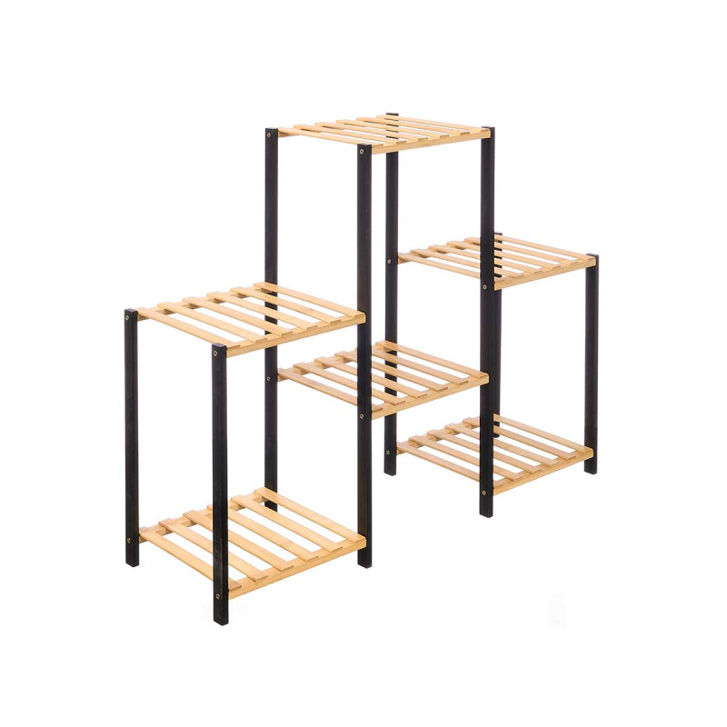 SCAFFALE TRIPLO LIVELLO BAMBU