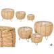 SET 3 CORN DARK SHORT PLANTERS