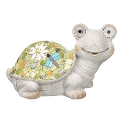FIGURA SOLAR RESINA TORTUGA