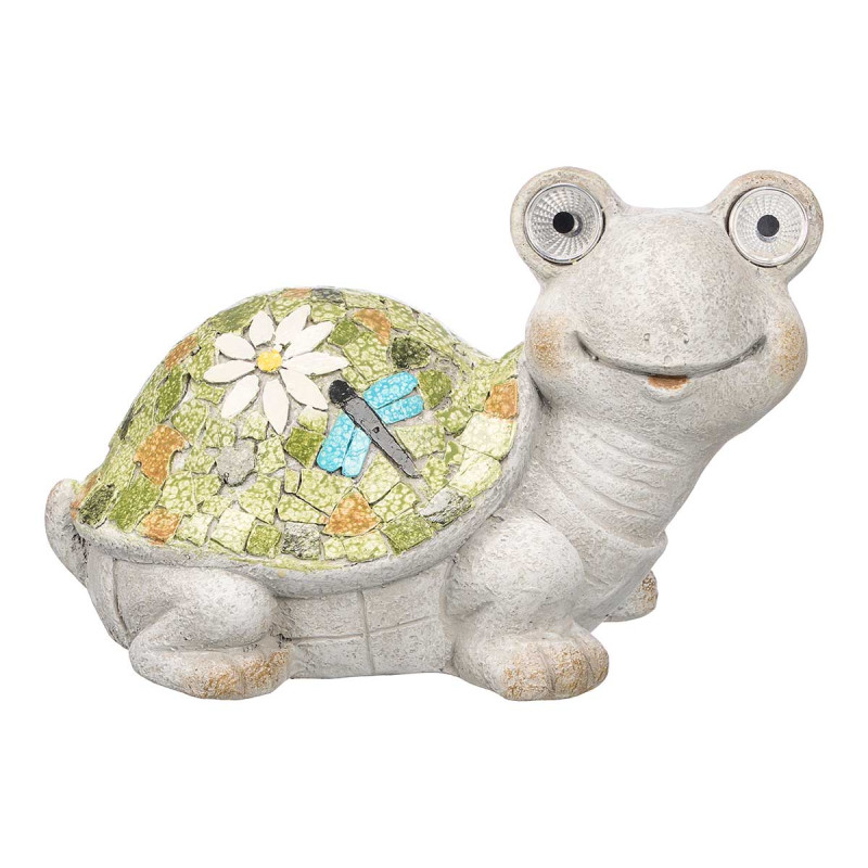 FIGURA SOLAR RESINA TORTUGA