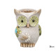 FIGURA VASO GUFO RESINA