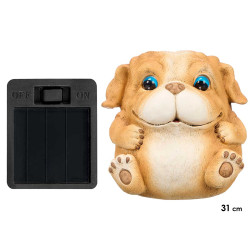 FIGURA CÃO RESINA SOLAR