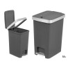 PAPELERA PEDAL GRIS 15L