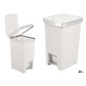 PEDAL TRASH BIN WHITE 25L