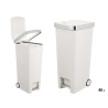 PATTUMIERA A PEDALE RUOTE BIANCA 45L