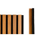 MURAL DECORATIVO PARED MDF OSCURO 120X32CM