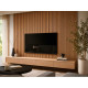 MURALE DECORATIVO MDF SCURO 120X32CM