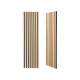 MURAL DECORATIVO PARED MDF CLARO 120X32CM