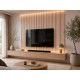 MURAL DECORATIVO PARED MDF CLARO 120X32CM