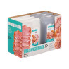 BOÎTE HAUTE PLASTIQUE ASSORTIE 2 COULEURS