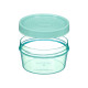 BOTE PLASTICO REDONDO TAPA SURT 3 COL TRANSP 12DIA