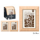 CADRE PHOTO BORD DORÉ ASSORTI 2 13X18CM