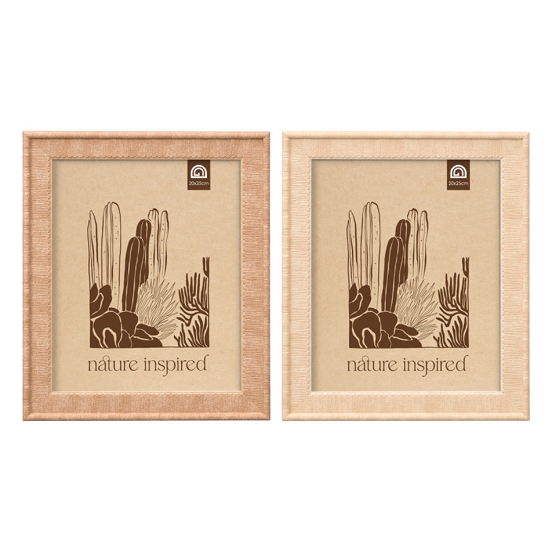 EMBOSSED PHOTO FRAME ASRT 2 20X25CM