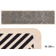 HOUNDSTOOTH PATTERN KITCHEN RUG 50X200CM