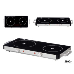 DOUBLE INFRARED HOB HANDLES 2800W