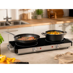 DOUBLE INFRARED HOB HANDLES 2800W