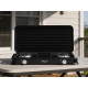 DOUBLE GAS STOVE BLACK 58X28CM