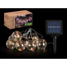 TIRA SOLAR 10 LAMPADAS GRANDES LUZ MULTICOR