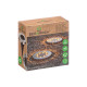 SET 2 LUCES SOLARES LUZ CALIDA
