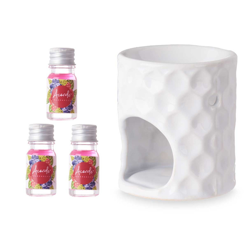 SET BRUCIATORI FRAGRANZE FRUTTI ROSSI 3X5ML