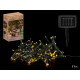 TIRA LUZ SOLAR 8 M 100 LED LUZ QUENTE