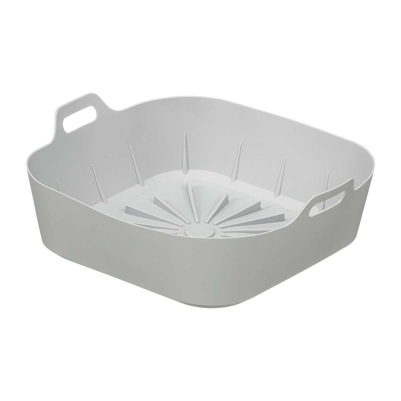MOLDE SILICONA CUADRADA FREIDORA AIRE GRIS