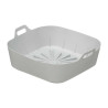 SQUARE SILICONE AIR FRYER MOLD GREY