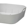 STAMPO QUADRATO SILICONE FRIGGITRICE ARIA GRIGIO