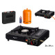 FORNELLO A GAS PORTATILE NERO 34X26CM