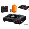 FOGAO A GAS PORTATIL PRETO 34X26CM