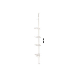 PRATELEIRA EXTENSÍVEL 4 NÍVEIS PLÁSTICO 95 300CM