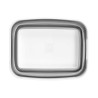 CESTO PLEGABLE OVALADO ASAS BLANCO GRIS 20L