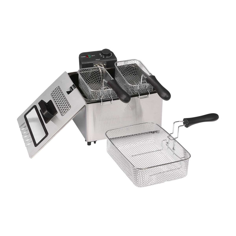 FRITEUSE MÉTAL DOUBLE 5L 2000W