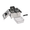 FREIDORA METAL DOBLE 5L 2000W