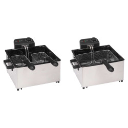 DOUBLE METAL FRYER 5L 2000W