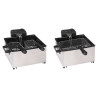 FREIDORA METAL DOBLE 5L 2000W