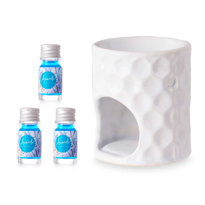 SET BRÛLEUR 3 FRAGANCES 5ML OCÉAN