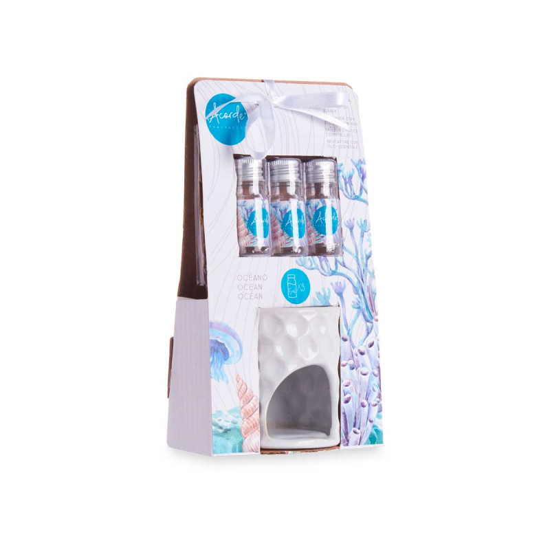 SET BRÛLEUR 3 FRAGANCES 5ML OCÉAN