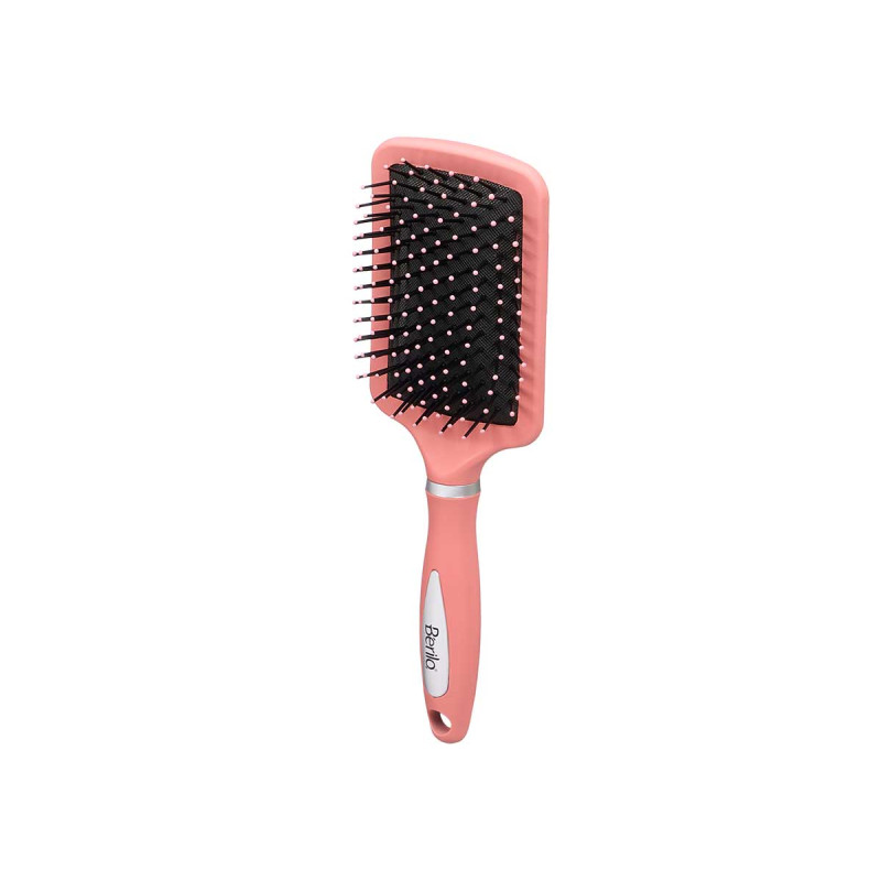 RECTANGULAR HAIR BRUSH SALMON