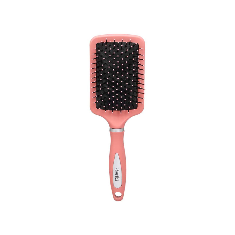 RECTANGULAR HAIR BRUSH SALMON