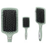 SPAZZOLA CAPELLI RETTANGOLARE VERDE
