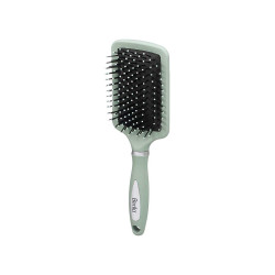RECTANGULAR HAIR BRUSH GREEN
