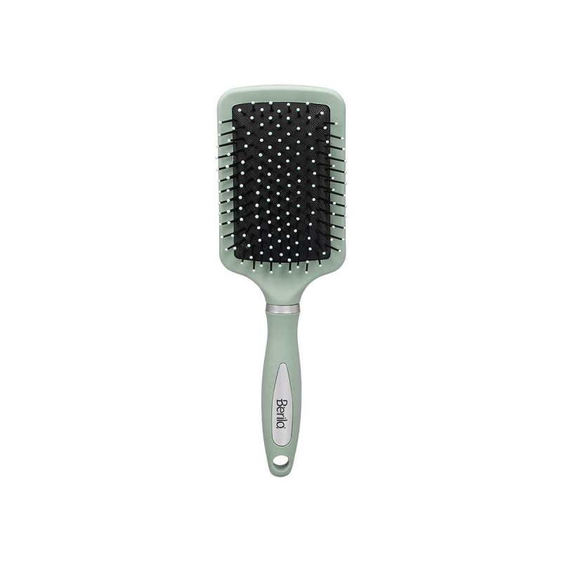 RECTANGULAR HAIR BRUSH GREEN