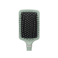 RECTANGULAR HAIR BRUSH GREEN