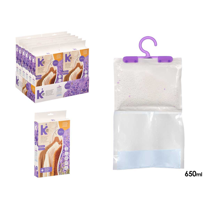 SACO ABSORVENTE HUMIDADE LAVANDA 650ML 300G