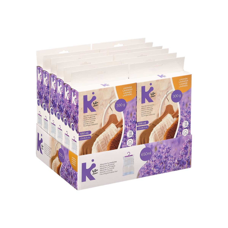SACCHETTO ASSORBIDORE UMIDITA LAVANDA 650ML 300