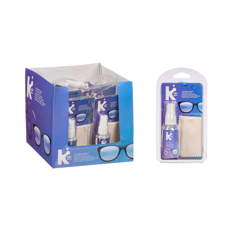 LENS CLEANER 30ML CLOTH
