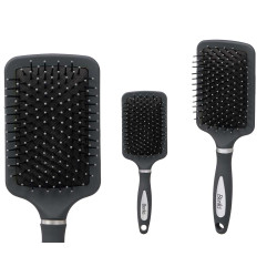 RECTANGULAR HAIR BRUSH GREY